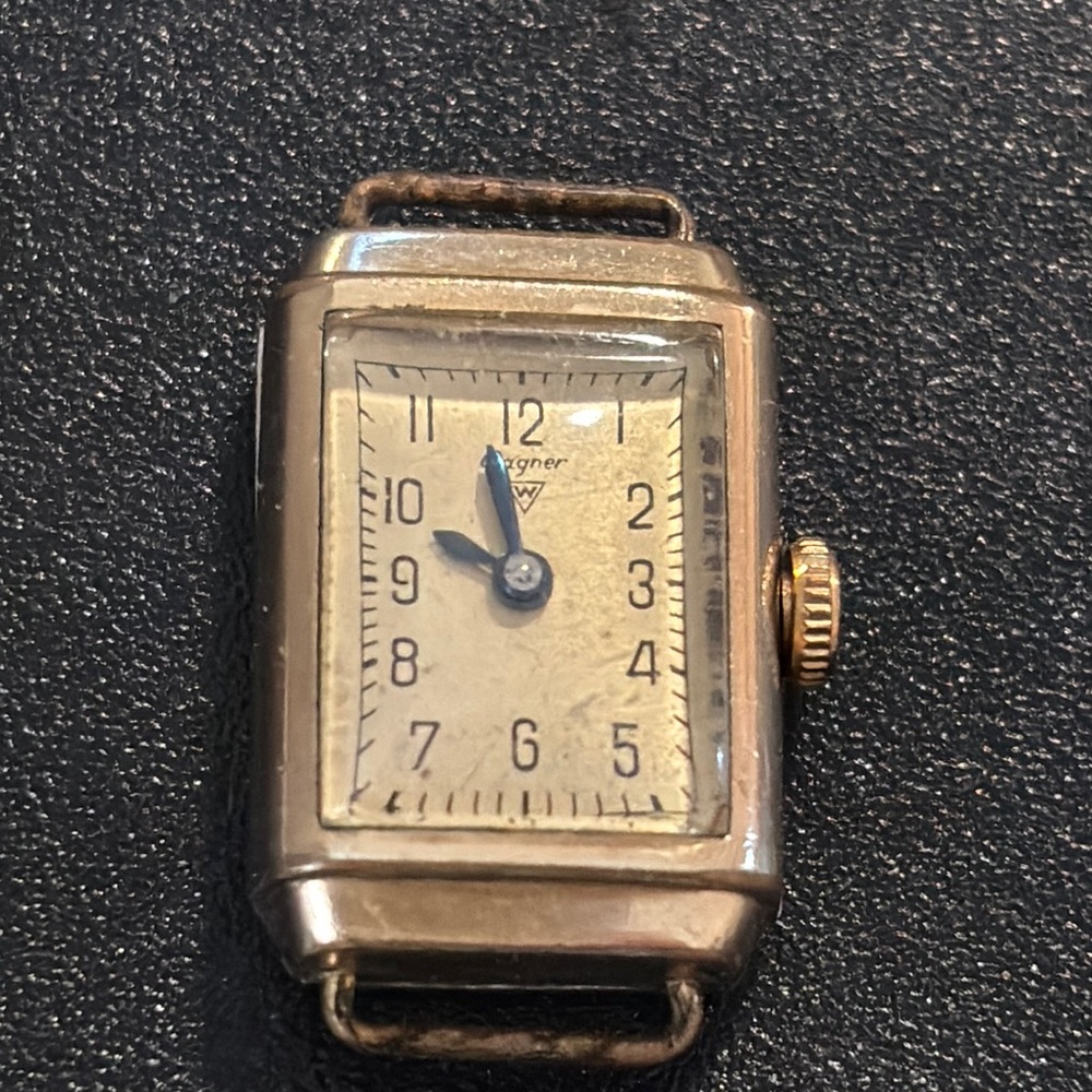 Vintage 1930’s BODEN EDELSTAHL GERMAN women’s gold watch no strap * working